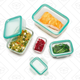 OXO Good Grips Glass Food Storage Containers, 8-piece set | $21 | Amazon